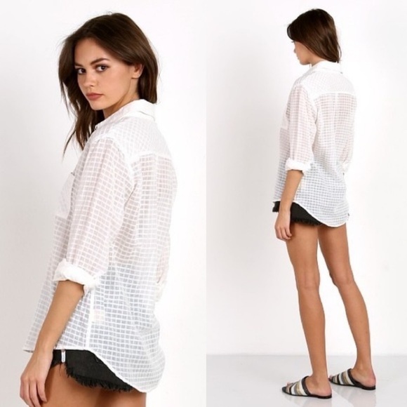 Anthropologie Ash & Ember Jay Belmont Shirt NWT - Picture 2 of 3